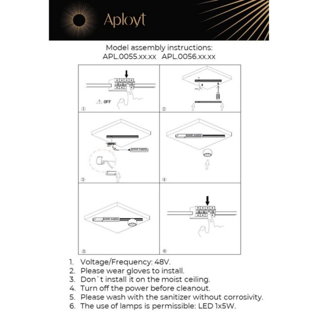 Накладной светильник Aployt Mari APL.0056.19.05 Накладной светильник Aployt Mari APL.0056.19.05