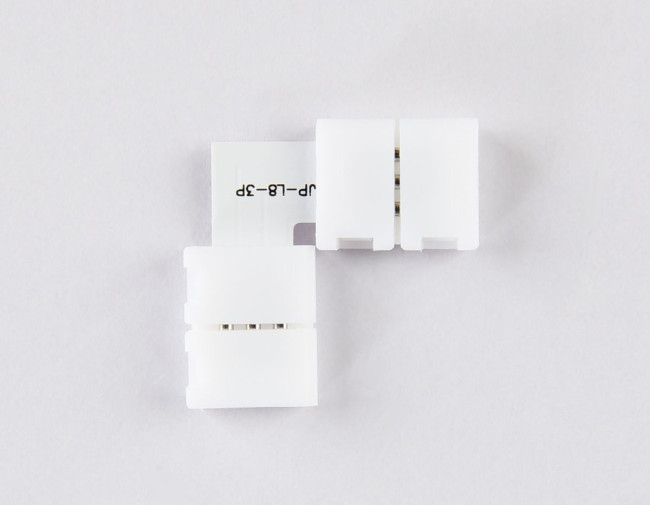 Соединитель угловой L для светодиодной ленты 2835 12/24V (3 конт.) GS6601 (10шт) Ambrella Light Illumination GS6601 Соединитель угловой L для светодиодной ленты 2835 12/24V (3 конт.) GS6601 (10шт) Ambrella Light Illumination GS6601