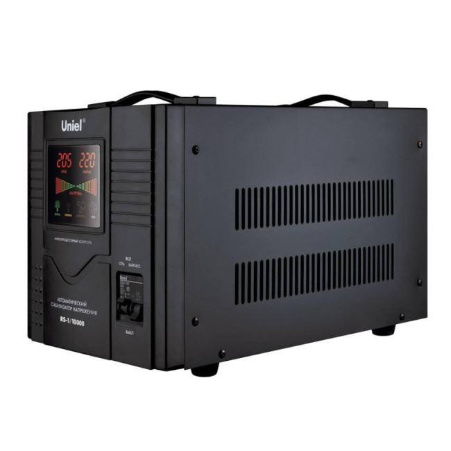 Стабилизатор напряжения (03114) Uniel 10000ВА RS-1/10000 Стабилизатор напряжения (03114) Uniel 10000ВА RS-1/10000
