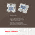 Розетка двойная RJ45 Arte Milano 203.45-2.white