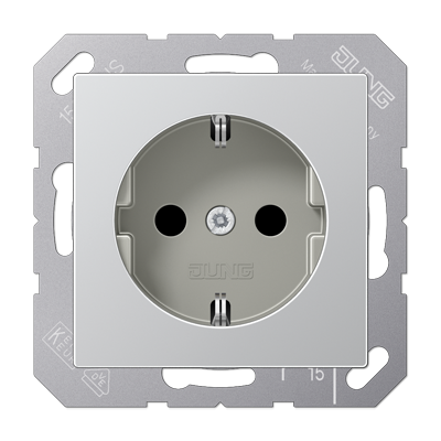 Розетка 2K+З со шторками Jung A1520KIAL Розетка 2K+З со шторками Jung A1520KIAL