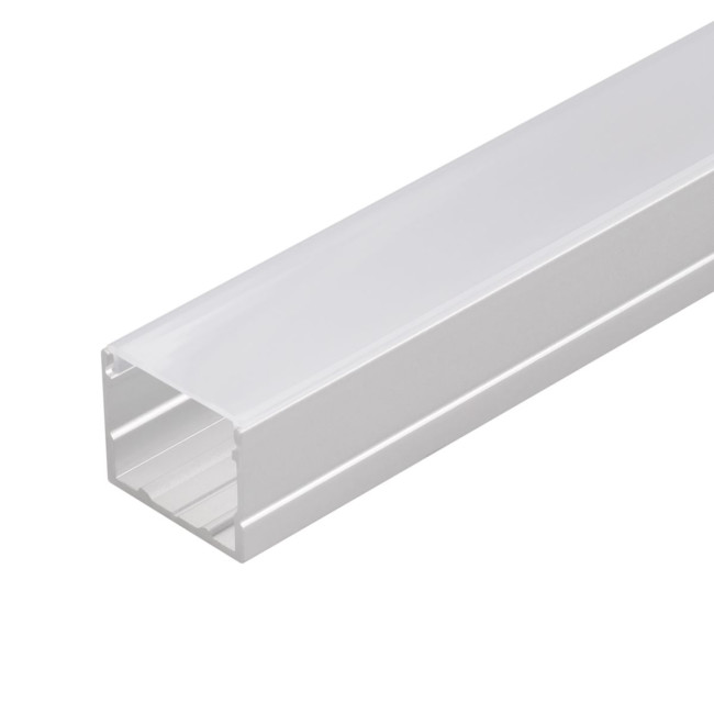 Профиль с экраном Arlight ARH-CH17-2000-ANOD (Алюминий) 055692 Профиль с экраном Arlight ARH-CH17-2000-ANOD (Алюминий) 055692