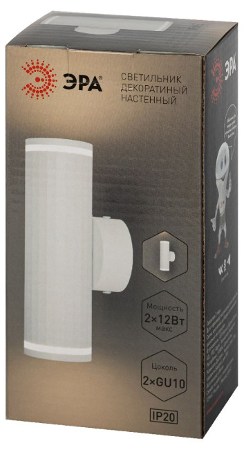 Настенный светильник Эра WL45 WH Б0058493