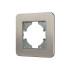 Рамка алюминиевая на 1 пост Arlight FRM-AKIRY-AL-1-SR 049680