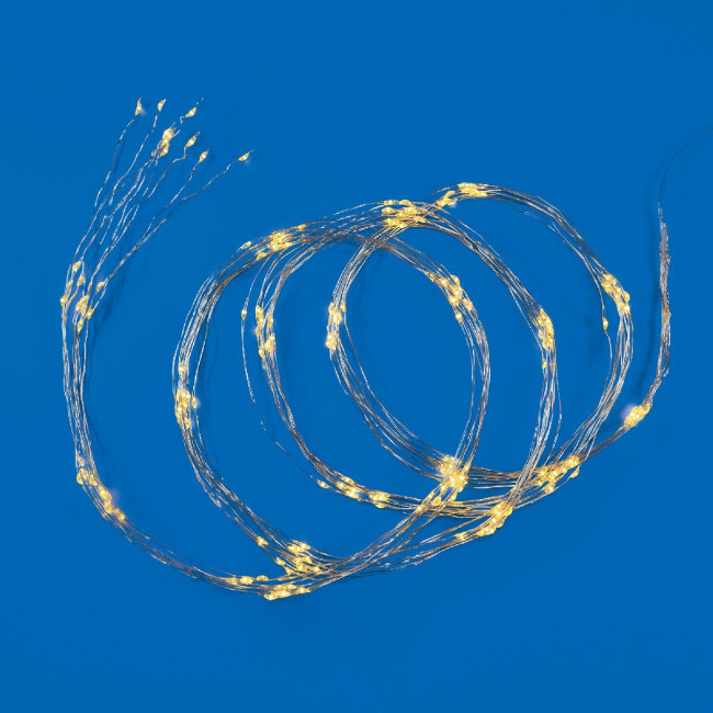 Гирлянда Uniel ULD-E0200-200/STB/3AA WARM WHITE IP44 Гирлянда Uniel ULD-E0200-200/STB/3AA WARM WHITE IP44