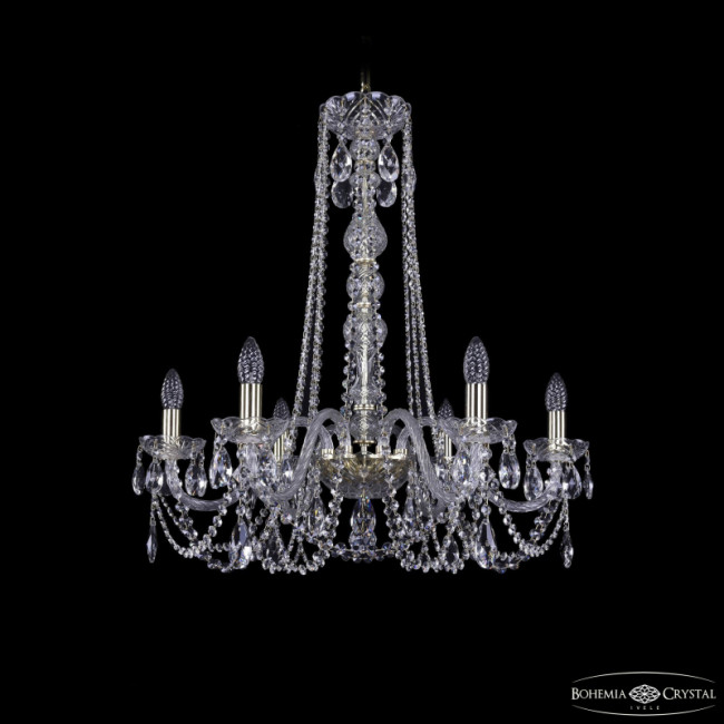 Подвесная люстра Bohemia Ivele Crystal 1402/6/240/h-73 G Подвесная люстра Bohemia Ivele Crystal 1402/6/240/h-73 G