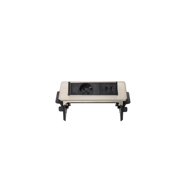 Блок розеток 47 (1 секция и 2 USB) Mebax 00-00001163 Блок розеток 47 (1 секция и 2 USB) Mebax 00-00001163