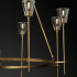 Подвесная люстра Delight Collection Torche De Verre 8614P/8 gold