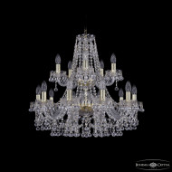 Подвесная люстра Bohemia Ivele Crystal 1409/10+5/240/2d G