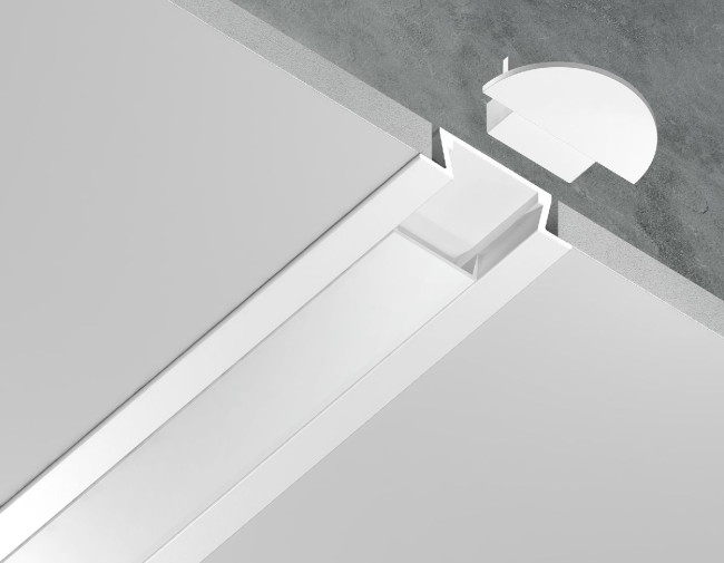 Алюминиевый встраиваемый профиль Ambrella Light Alum Profile GP1001WH Алюминиевый встраиваемый профиль Ambrella Light Alum Profile GP1001WH