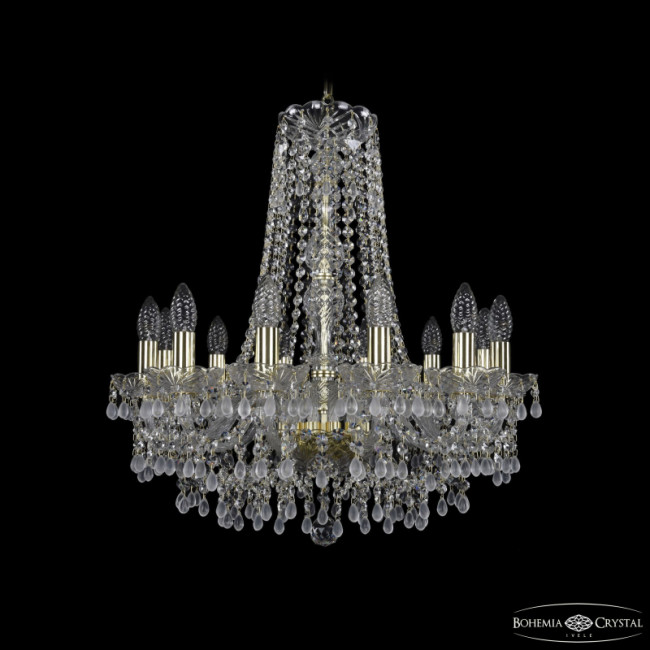Подвесная люстра Bohemia Ivele Crystal 1410/12/195/h-60 G V0300
