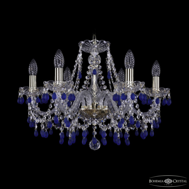 Подвесная люстра Bohemia Ivele Crystal 1410/6/195 G V3001