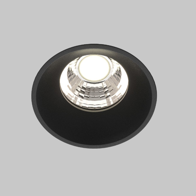 Встраиваемый светильник Maytoni Round DL058-7W4K-TRS-B Встраиваемый светильник Maytoni Round DL058-7W4K-TRS-B