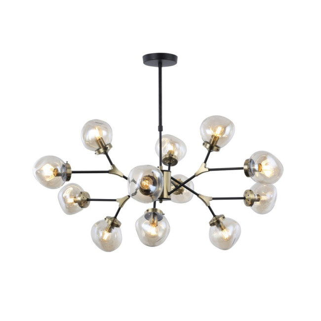 Люстра на штанге Omnilux Crotone OML-95107-12 Люстра на штанге Omnilux Crotone OML-95107-12