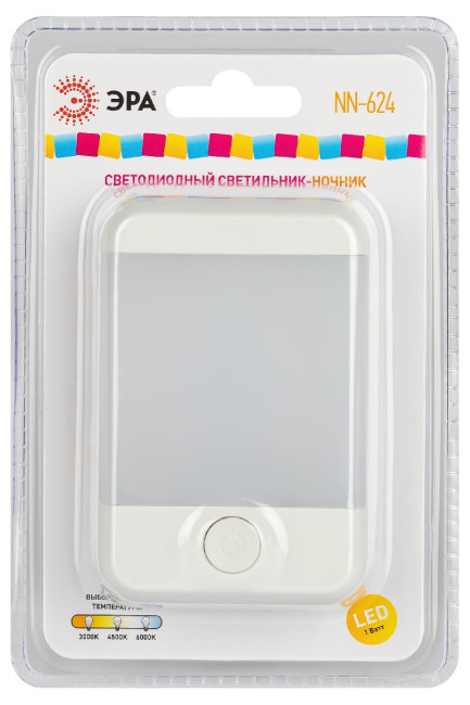 Ночник Эра NN-624-SW-W Б0057214 Ночник Эра NN-624-SW-W Б0057214