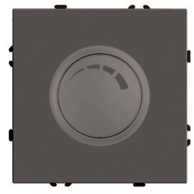 Выключатель диммирующий (механизм) Stekker Эмили RSW10-5106-09 антрацит soft touch 49920