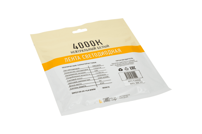 Светодиодная лента SWG SWG2P120-24-14.4-WWW-20 003610 Светодиодная лента SWG SWG2P120-24-14.4-WWW-20 003610