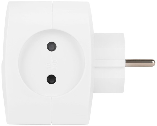 Разветвитель электрический ЭРА SP-4-3USBAC-W на 4 розетки + 3 USB A+C со шторками 10А белый Б0069083 Разветвитель электрический ЭРА SP-4-3USBAC-W на 4 розетки + 3 USB A+C со шторками 10А белый Б0069083