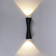 Уличный настенный Reluce 86876-9.2-001JH LED2*3W BK RLOS