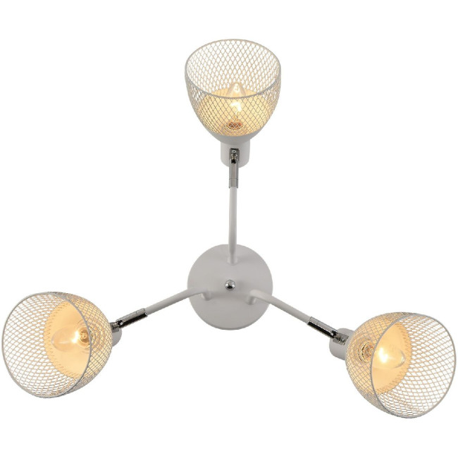 Потолочная люстра Reluce 01581-3.3-03 WH+CR Потолочная люстра Reluce 01581-3.3-03 WH+CR
