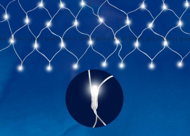 Светодиодная сетка (07937) Uniel 220V белый ULD-N2520-240/STA White IP20