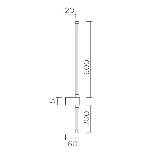 Настенный светильник LED4U L2232-800 CR Настенный светильник LED4U L2232-800 CR