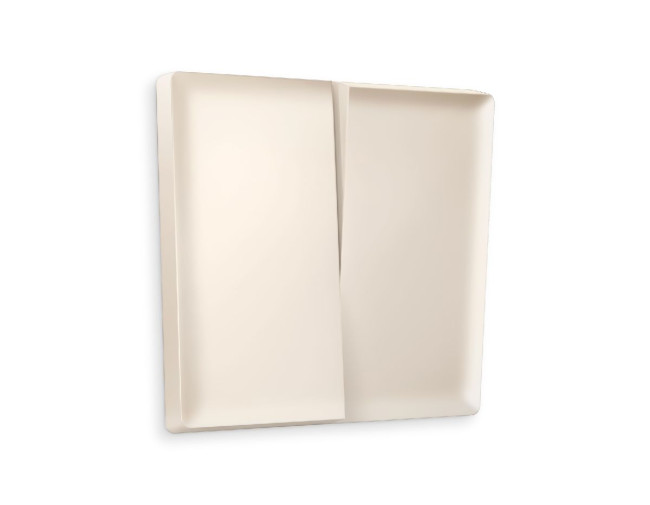 Лицевая панель для выключателя двухклавишного Ambrella Volt Alfa AP3230 Лицевая панель для выключателя двухклавишного Ambrella Volt Alfa AP3230