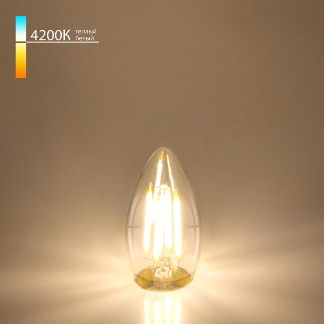 Лампа светодиодная филаментная Elektrostandard BLE2706 E27 9W 4200K прозрачная 4690389151316 Лампа светодиодная филаментная Elektrostandard BLE2706 E27 9W 4200K прозрачная 4690389151316