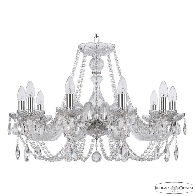 Подвесная люстра Bohemia Ivele Crystal 101/10/240 Ni Подвесная люстра Bohemia Ivele Crystal 101/10/240 Ni