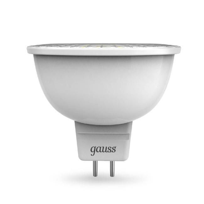 Лампа cветодиодная диммируемая Gauss GU5.3 5W 4100K матовая 101505205-D Лампа cветодиодная диммируемая Gauss GU5.3 5W 4100K матовая 101505205-D