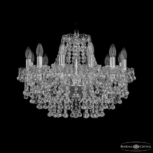 Подвесная люстра Bohemia Ivele Crystal 1409/12/195 Ni Подвесная люстра Bohemia Ivele Crystal 1409/12/195 Ni
