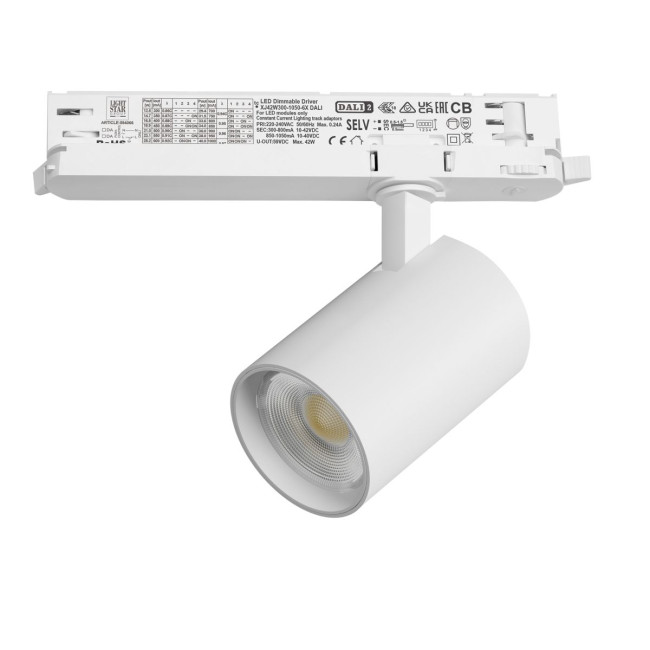 Трековый трехфазный светильник Quattro LED с управлением DALI Lightstar Alta Base A5246DALI Трековый трехфазный светильник Quattro LED с управлением DALI Lightstar Alta Base A5246DALI