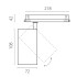 Трековый трехфазный светильник Quattro LED с управлением DALI Lightstar Alta Base A5246DALI Трековый трехфазный светильник Quattro LED с управлением DALI Lightstar Alta Base A5246DALI