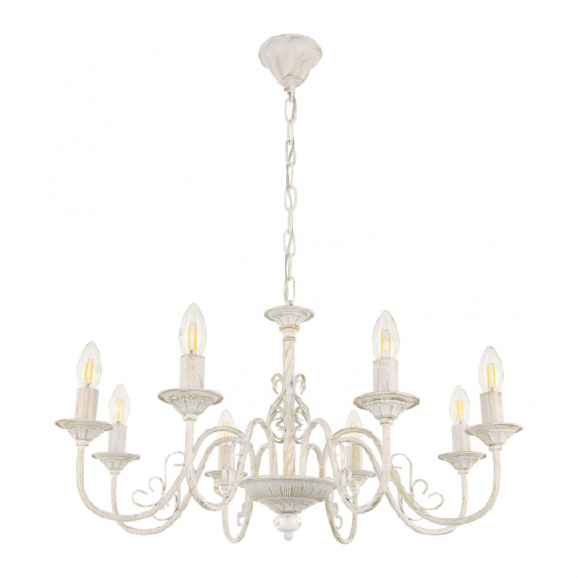 Подвесная люстра Arte Milano 342620/8 WT+G Подвесная люстра Arte Milano 342620/8 WT+G