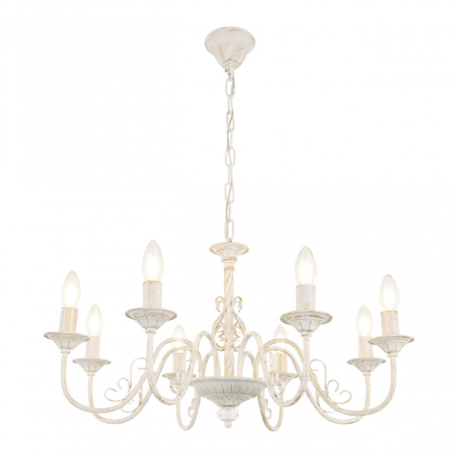 Подвесная люстра Arte Milano 342620/8 WT+G Подвесная люстра Arte Milano 342620/8 WT+G