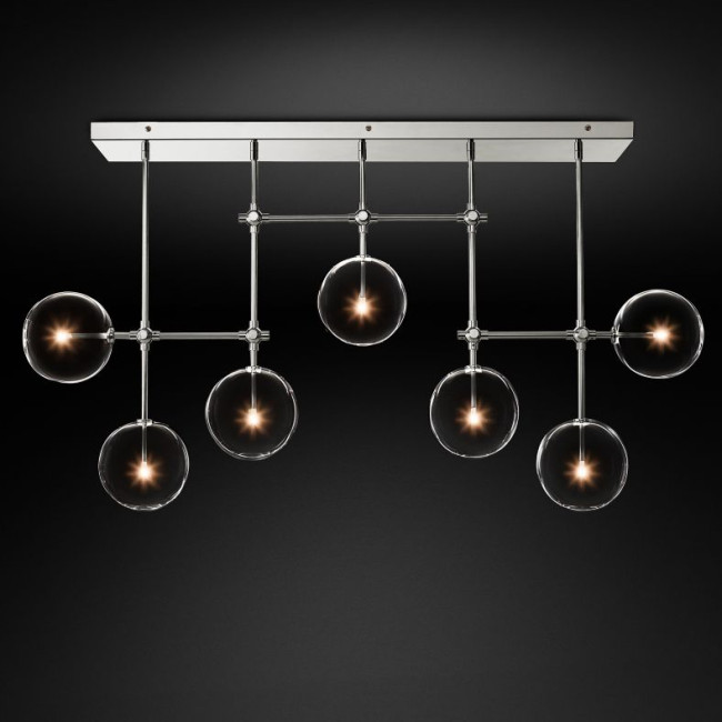 Потолочный светильник Delight Collection Globe Mobile KG0835P-7A chrome