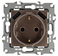 Розетка 2P+E со шторками с 2xUSB Эра 12-4109-13 Б0047847