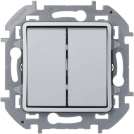 Переключатель двухклавишный Legrand Inspiria 673657