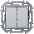 Переключатель двухклавишный Legrand Inspiria 673657