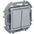 Переключатель двухклавишный Legrand Inspiria 673657