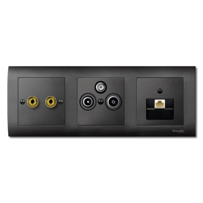 Центральная плата RJ45 Х1 Schneider Electric Merten System M MTN298314 Центральная плата RJ45 Х1 Schneider Electric Merten System M MTN298314