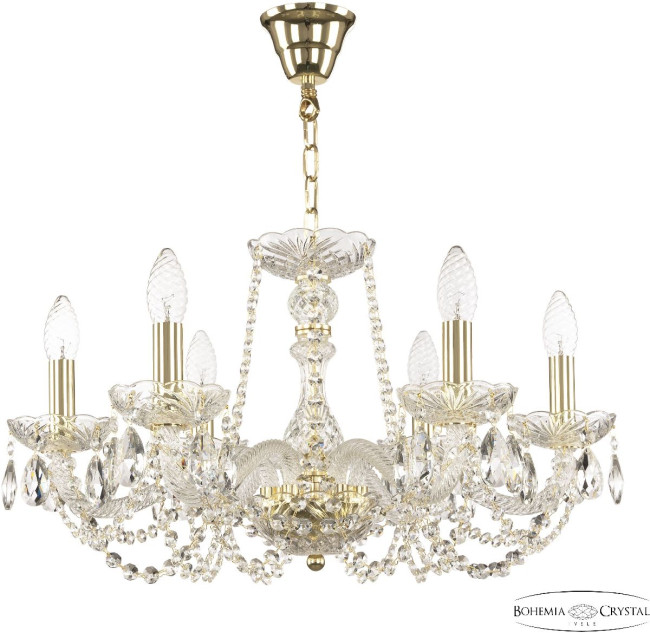 Подвесная люстра Bohemia Ivele Crystal 119/6/200 G Подвесная люстра Bohemia Ivele Crystal 119/6/200 G