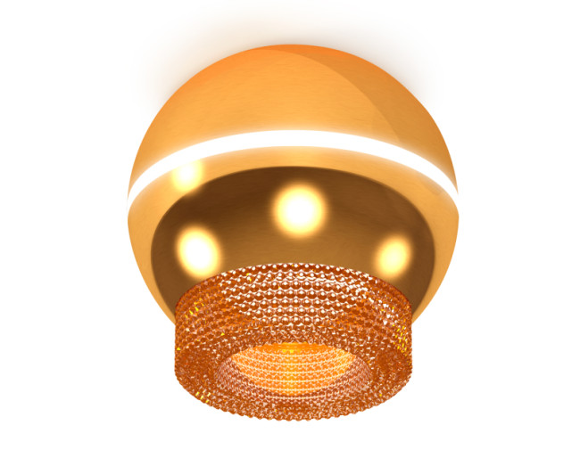 Накладной светильник с дополнительной подсветкой Ambrella Light Techno XS1105020 (C1105, N7195) Накладной светильник с дополнительной подсветкой Ambrella Light Techno XS1105020 (C1105, N7195)