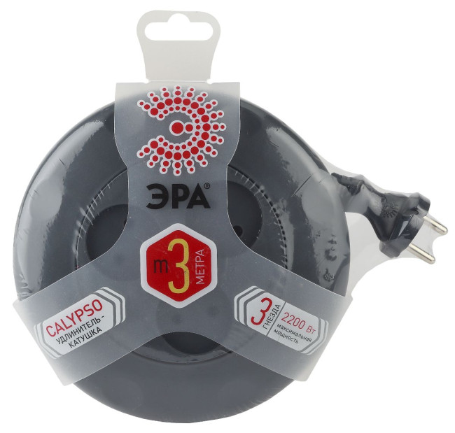 Удлинитель электрический Эра UR-3-3m-B Б0019039 Удлинитель электрический Эра UR-3-3m-B Б0019039