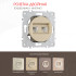 Розетка телефонная RJ11 + компьютерная RJ45 Arte Milano 202.44-1.shampan Розетка телефонная RJ11 + компьютерная RJ45 Arte Milano 202.44-1.shampan