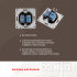 Розетка телефонная RJ11 + компьютерная RJ45 Arte Milano 202.44-1.shampan Розетка телефонная RJ11 + компьютерная RJ45 Arte Milano 202.44-1.shampan