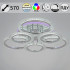 Потолочная люстра Reluce 09812-3.3-3+3D CR (RGB) Потолочная люстра Reluce 09812-3.3-3+3D CR (RGB)