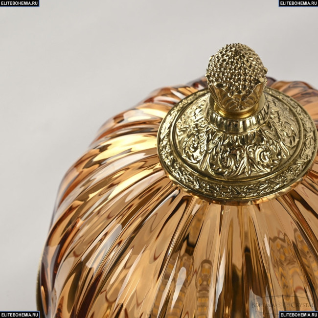 Настольная лампа Bohemia Ivele Crystal 5680L/17 G Amber/M-1H