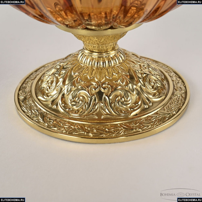 Настольная лампа Bohemia Ivele Crystal 5680L/17 G Amber/M-1H