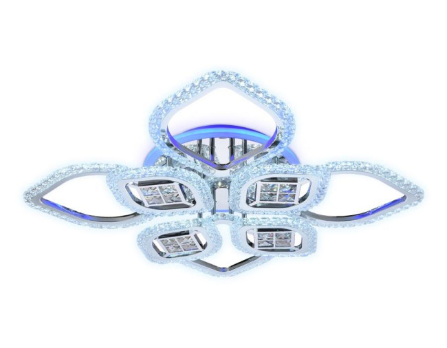 Потолочная светодиодная люстра Ambrella Light Acrylica Ice FA283 Потолочная светодиодная люстра Ambrella Light Acrylica Ice FA283